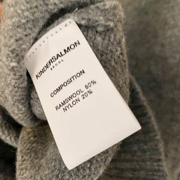 KINDERSALMON Button Turtleneck Sweater - Picture 5 of 5